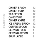 Arshia طقم الماني 87 قطعة استانلس 18/10 بضمان 25 سنة