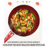 Bonetti Granite Wok Pan 28cm Non-Stick PFOA Free