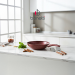 Bonetti Granite Wok Pan 28cm Non-Stick PFOA Free