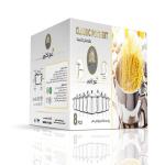 Czech 8-Piece Aluminum Cookware Set with Lids