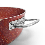 حلة جرانيت بغطاء مقاس 34 سم – نون ستك آمنة للفرن من TEMA