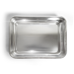 صينيّة استانلس ستيل مستطيلة 30×40 سم – خامة إيطالية 18/10 من ستاندر