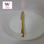 Golden Table Knife Set – 6pcs, 18/10 Stainless Steel, Gold Finish