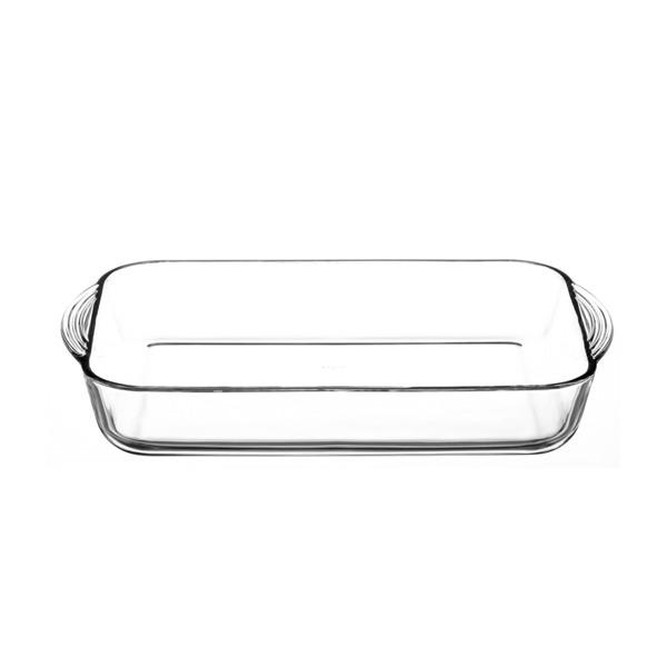 طاجن فرن بوركام مستطيل 40×25 سم – زجاج حراري شفاف بسعة 3.85 لتر