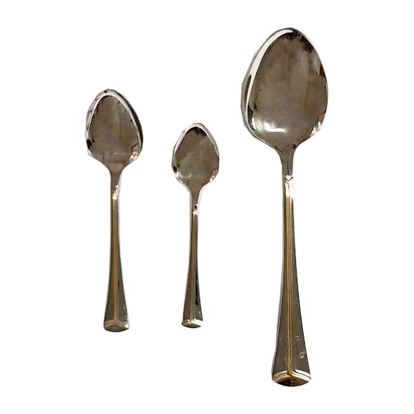 طقم معالق وشوك Royal 30 قطعة – ستانلس ستيل إيطالي 18/10 من ستندر