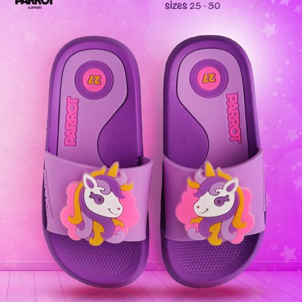 Parrot - Kids Purple Slipper