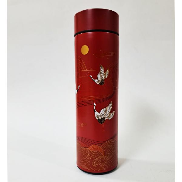 مج حراري ذكي 500 مل بشاشة حرارة وعزل نحاسي ضد التسريب