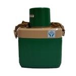 Hunter 720ml PU Water Bottle – Old School Insulated Cooler (Green/Orange)