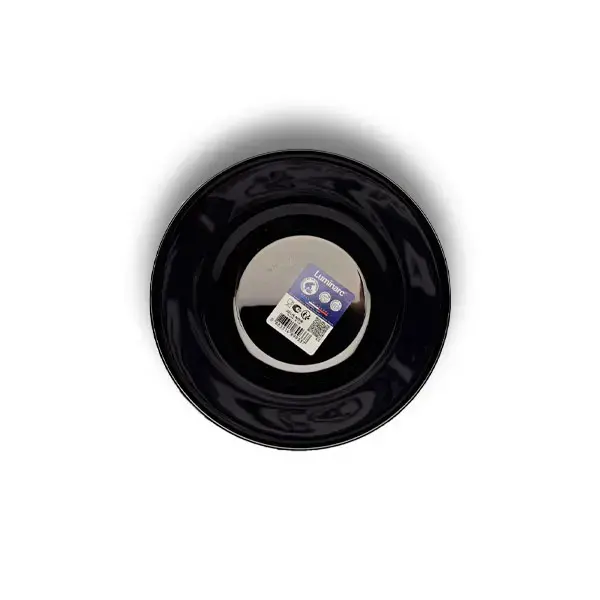 طقم لومينارك 12 قطعة زجاج أسود - أدوات طعام فرنسية أنيقة وعملية