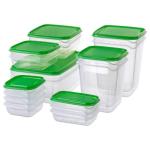 IKEA 17-Piece Plastic Container Set – Microwave & Freezer Safe