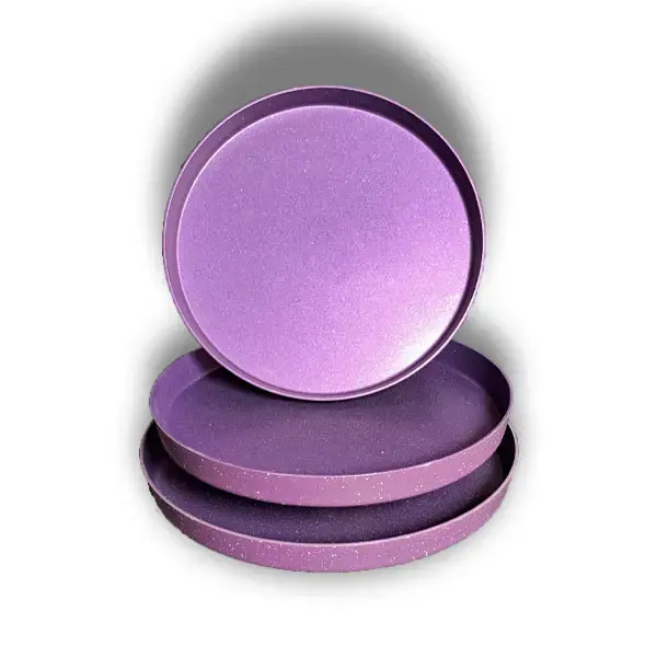 طقم صواني جرانيت 3 قطع – مقاسات 28 و30 و32 سم بسماكة 4 مم متينة